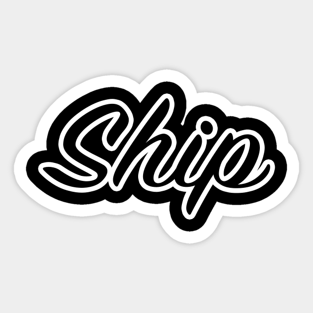 Ship Sticker by lenn